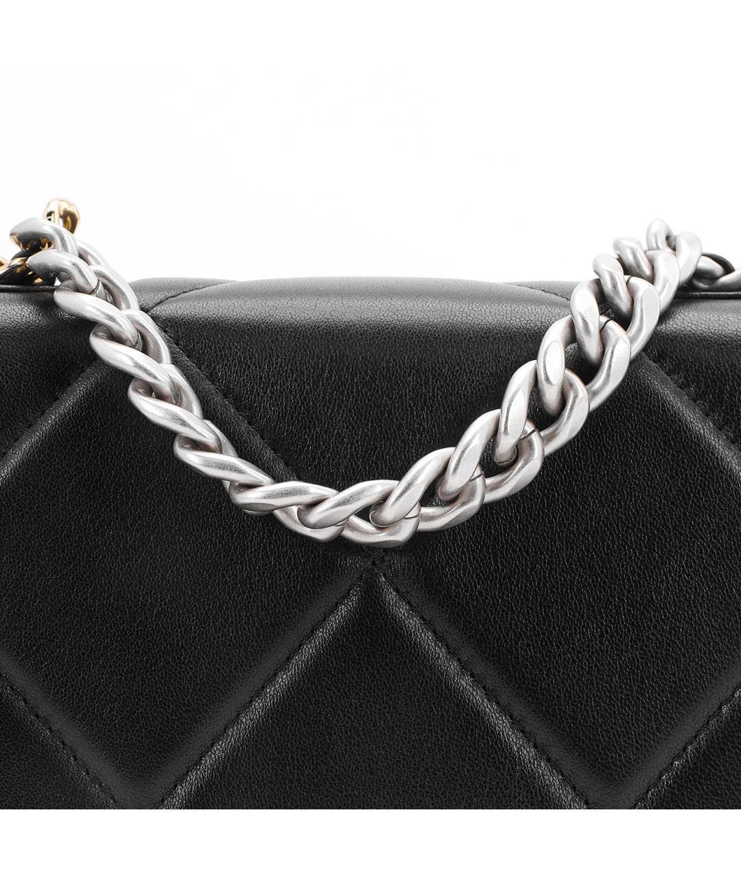 CHANEL Черный кожаный кошелек, фото 5