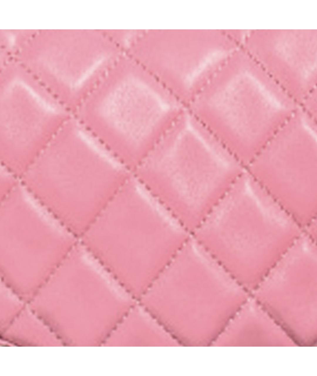 CHANEL Розовая кожаная сумка через плечо, фото 4