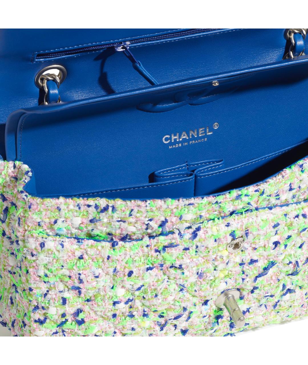 CHANEL Салатовая сумка через плечо, фото 4
