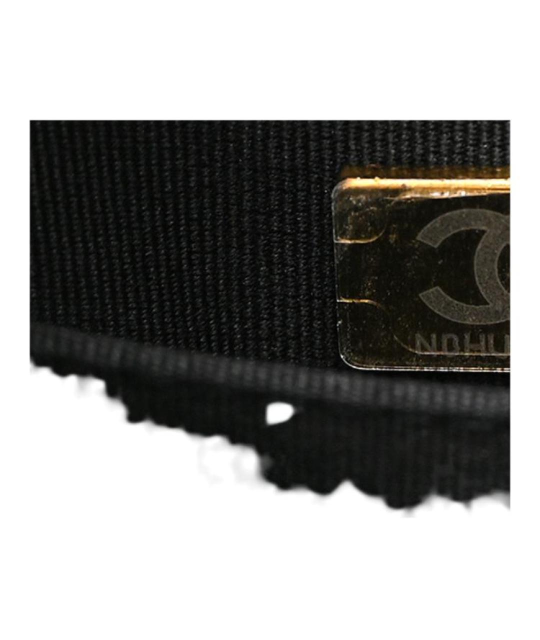 CHANEL Черная кожаная сумка через плечо, фото 5