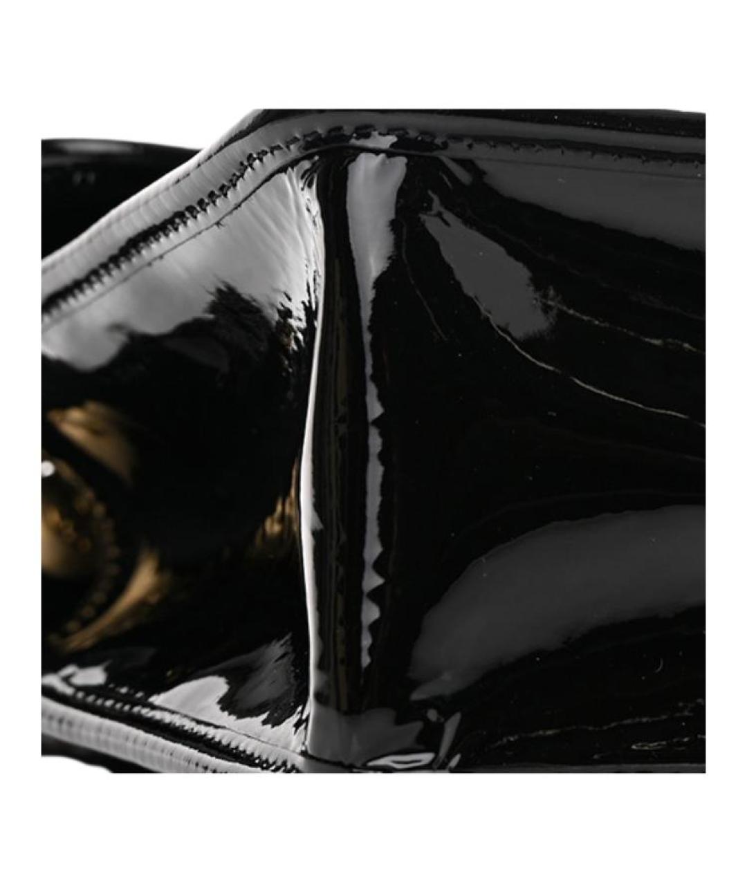 CHANEL Черная кожаная сумка через плечо, фото 8