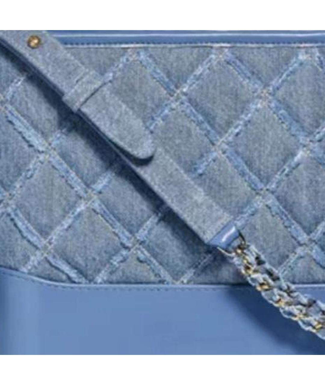 CHANEL Синяя сумка через плечо, фото 2