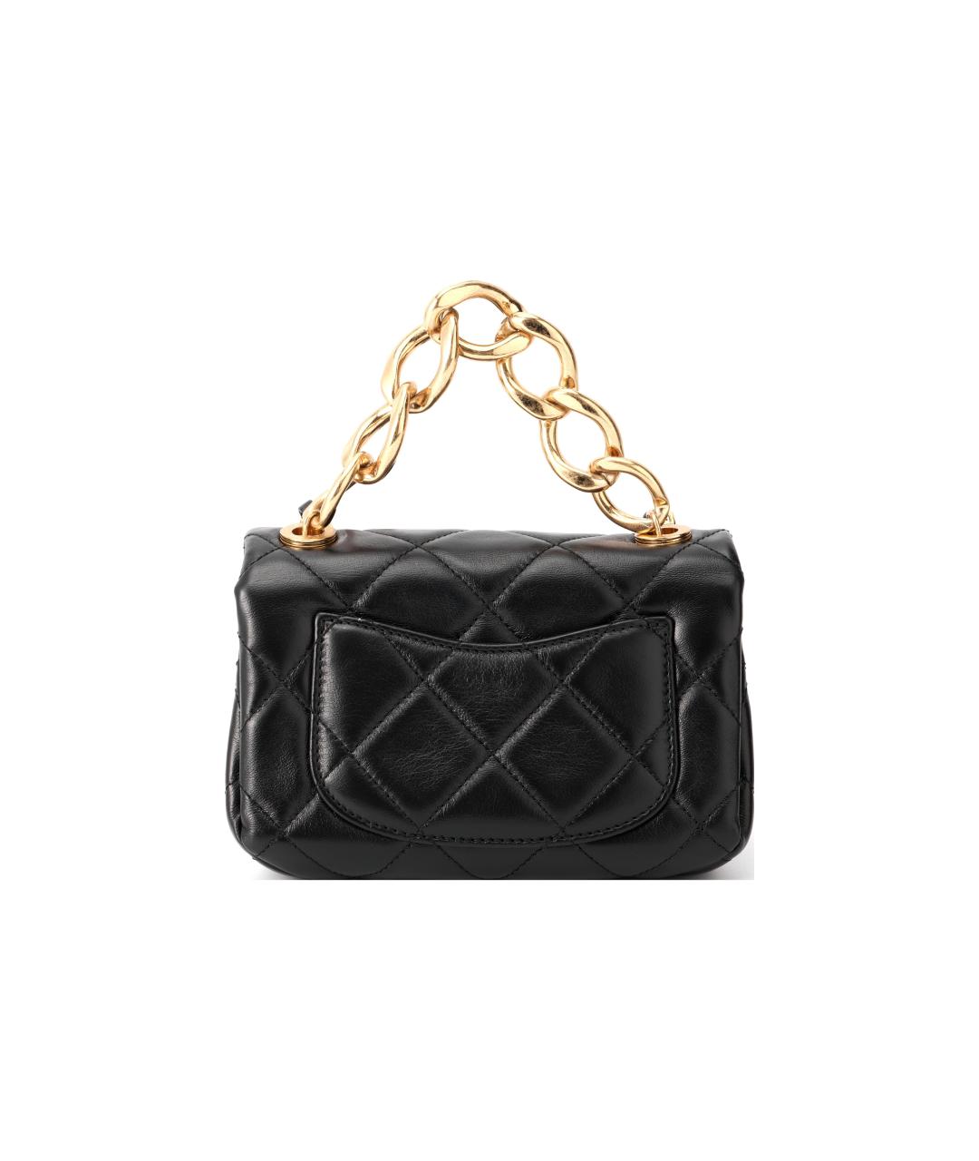 CHANEL Черная кожаная сумка через плечо, фото 3