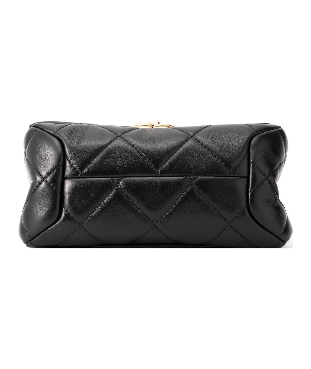 CHANEL Черная кожаная сумка через плечо, фото 4