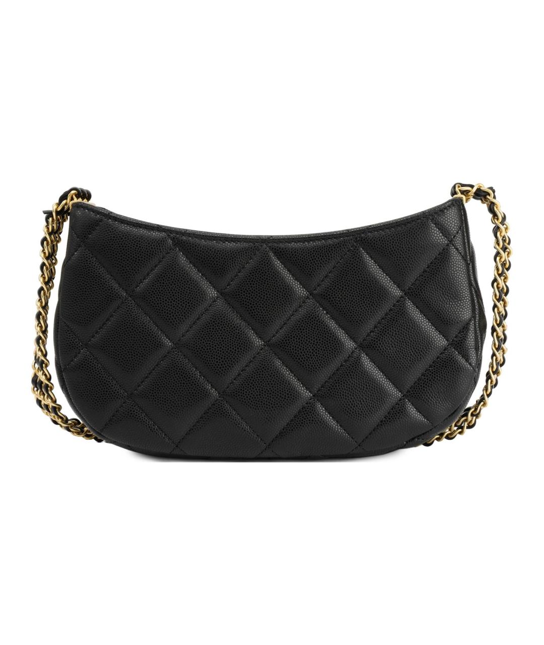 CHANEL Черная кожаная сумка через плечо, фото 3