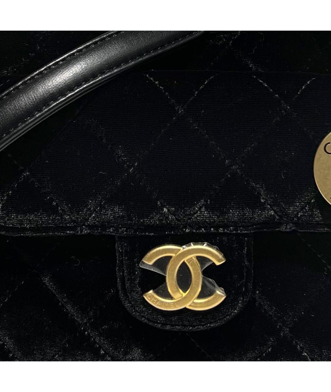 CHANEL Черная сумка через плечо, фото 5