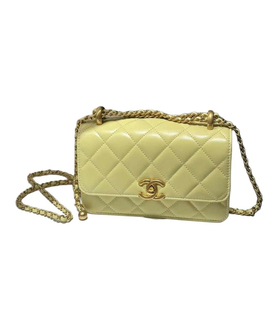 CHANEL Кожаная сумка через плечо, фото 2