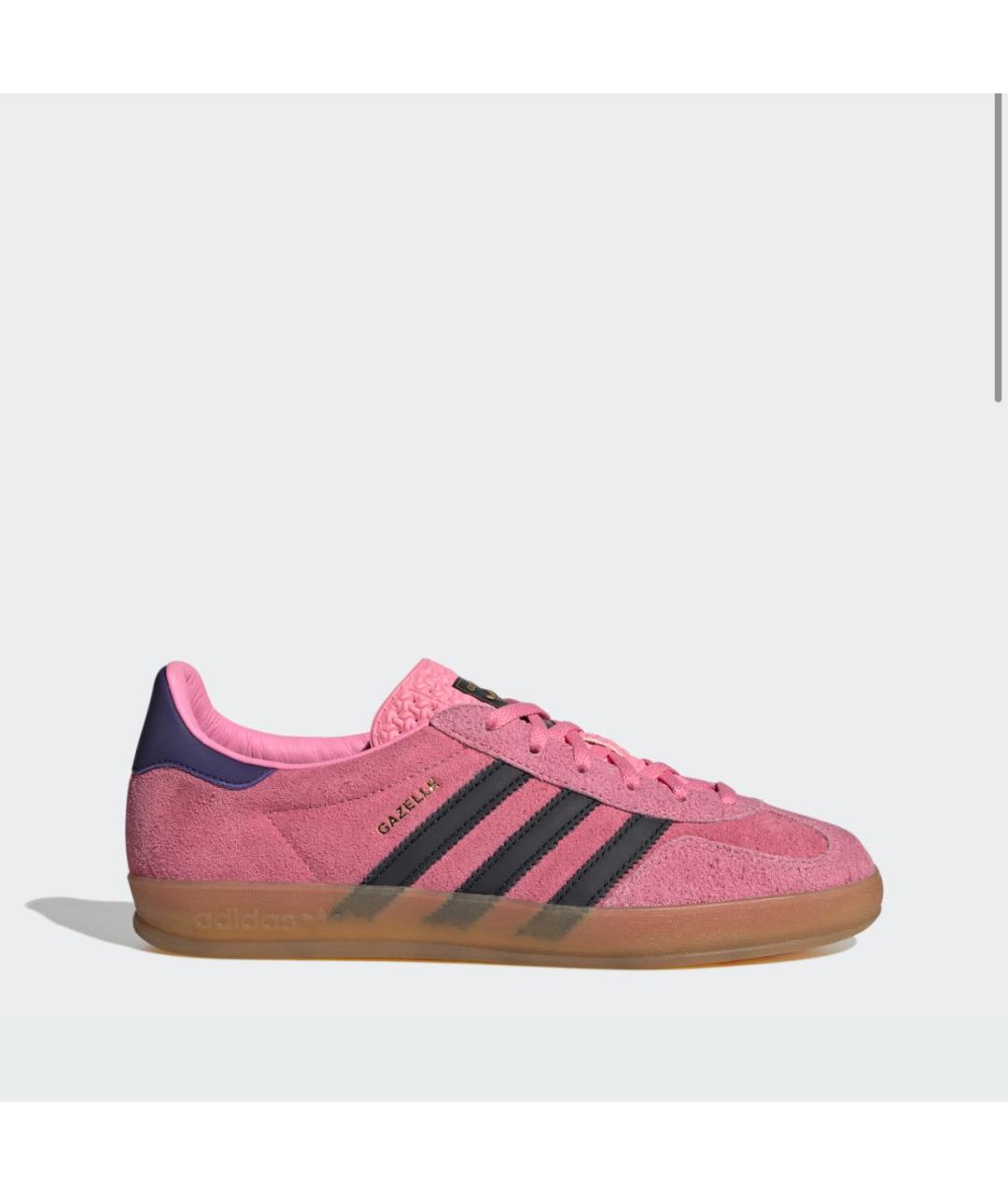 ADIDAS Розовые замшевые кеды, фото 5