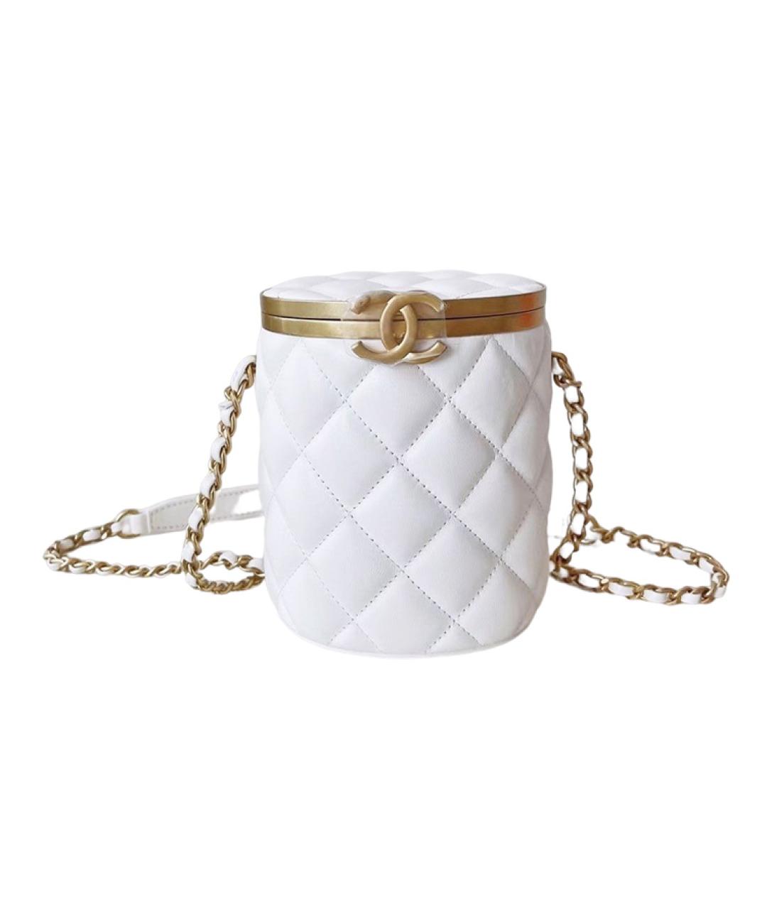 CHANEL Белая сумка через плечо, фото 1