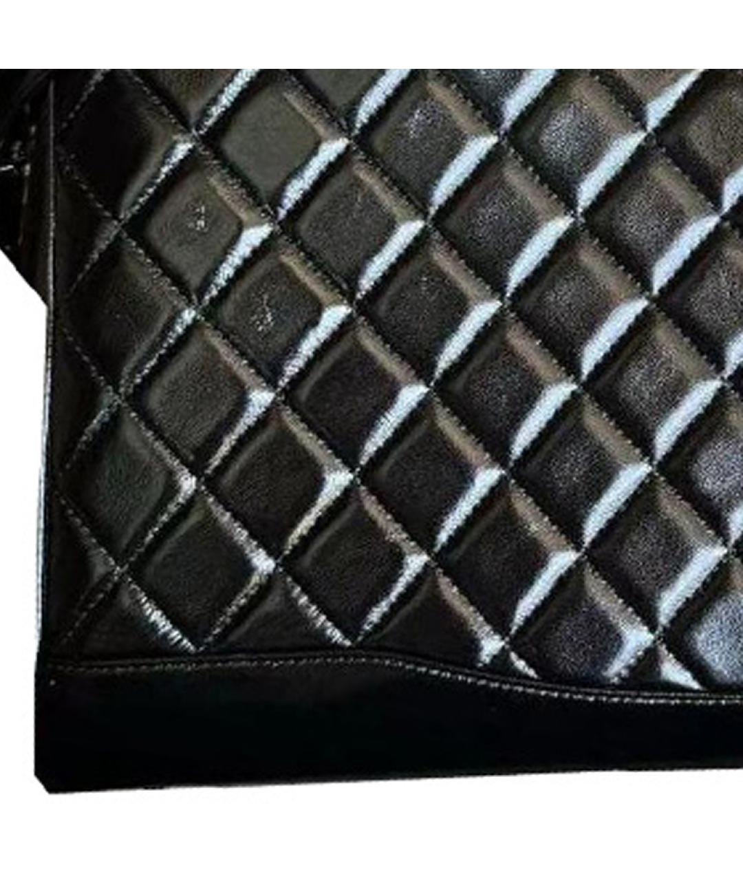 CHANEL Черная кожаная сумка тоут, фото 3
