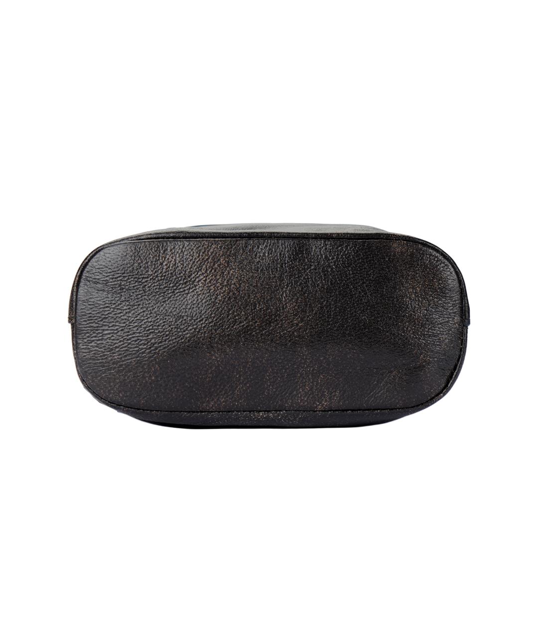 MIU MIU Черная кожаная сумка через плечо, фото 4