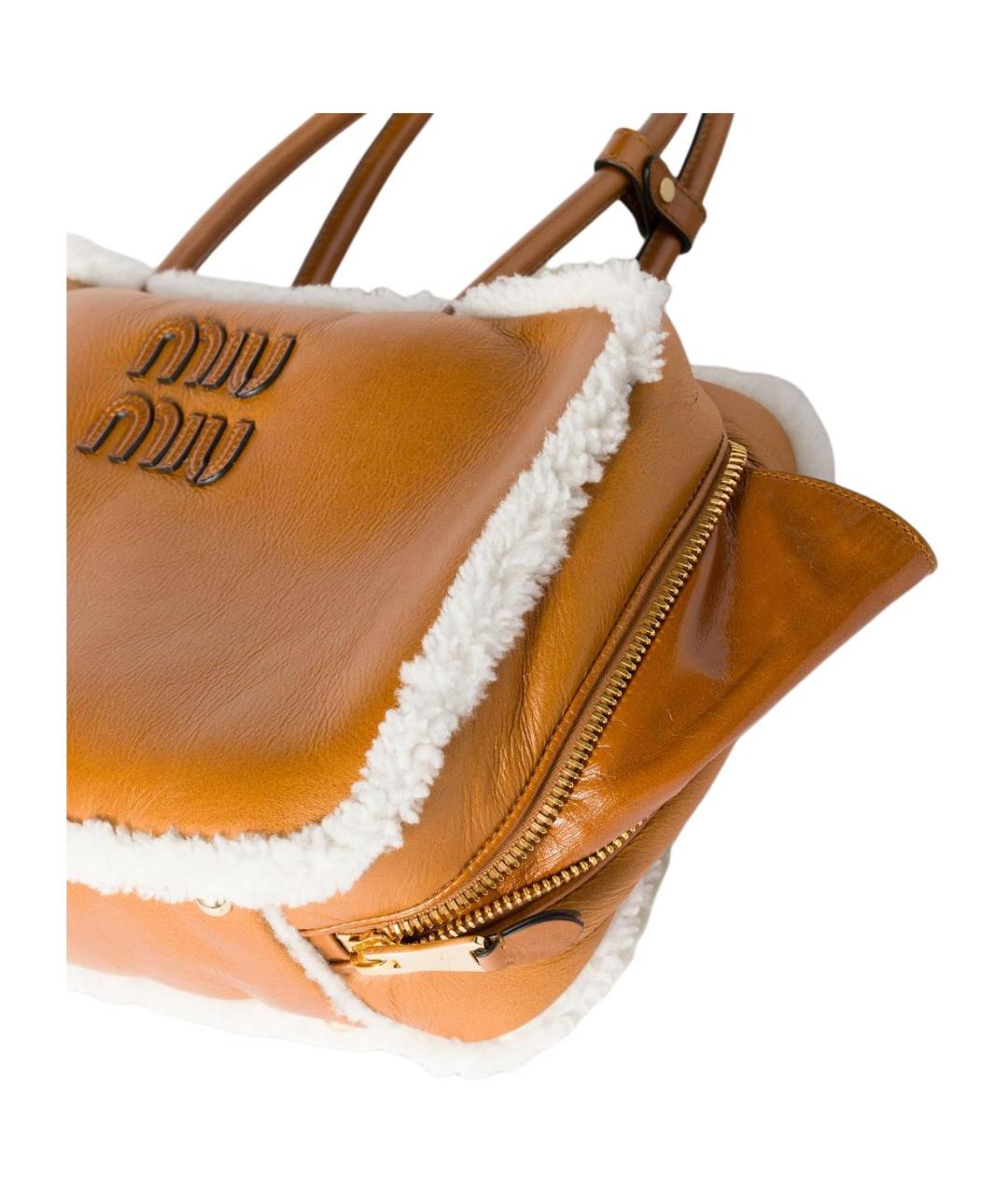 MIU MIU Кожаная сумка через плечо, фото 4