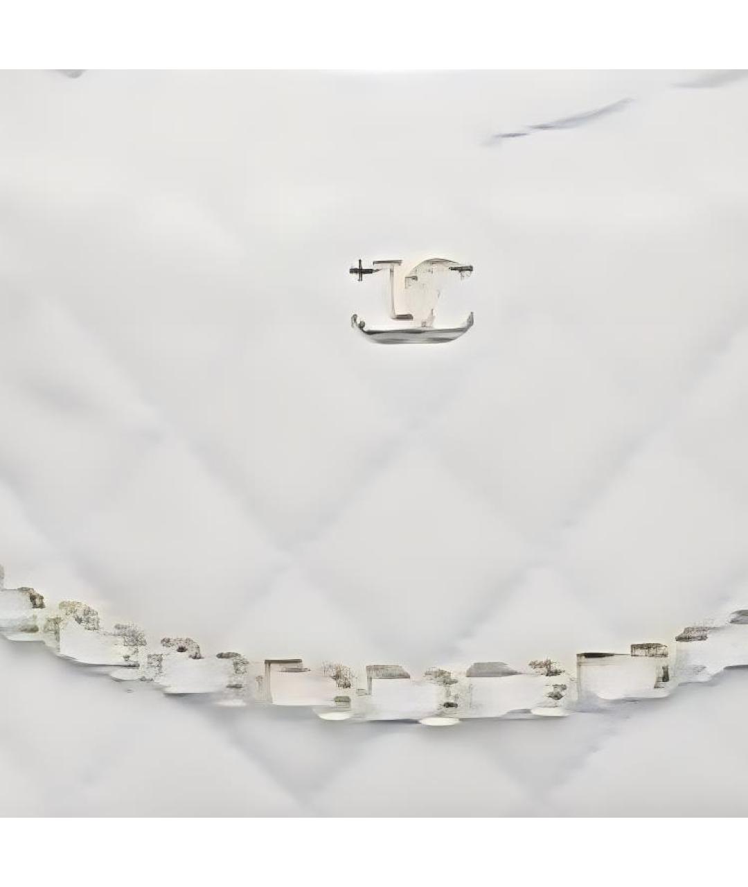 CHANEL Белая кожаная сумка через плечо, фото 2