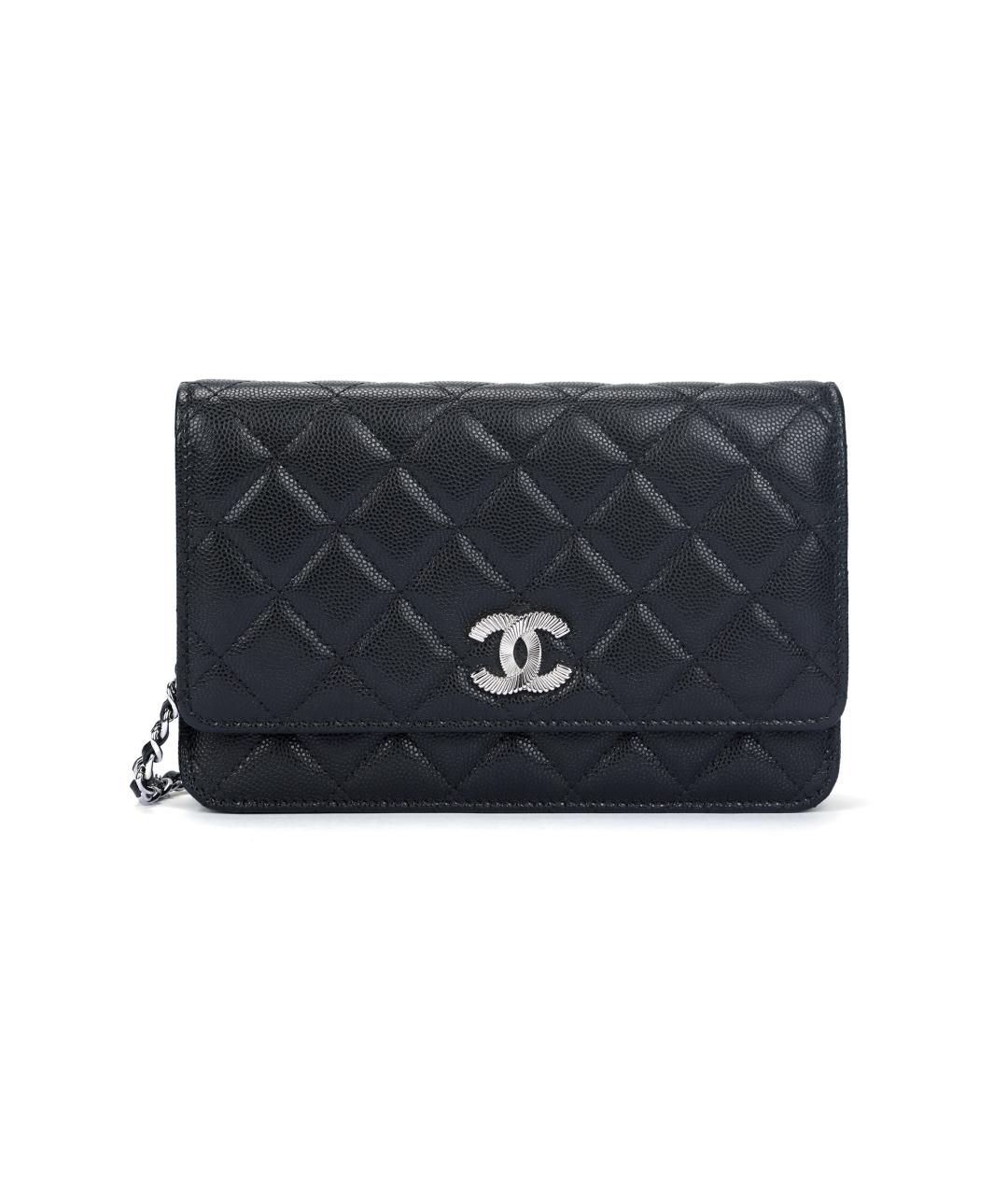 CHANEL Черная сумка через плечо, фото 5