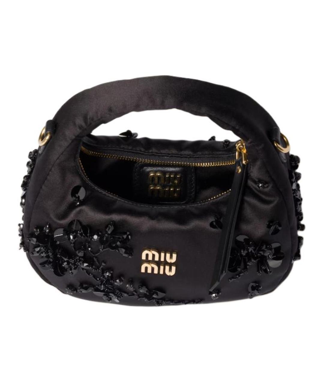 MIU MIU Черная сумка через плечо, фото 4