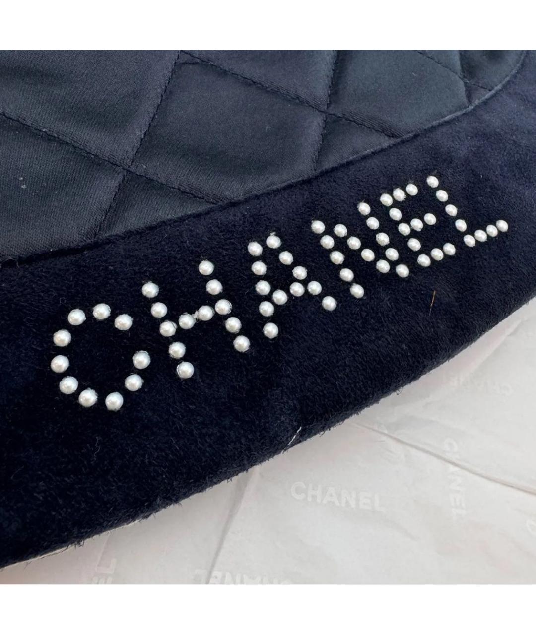 CHANEL Черный тканевый рюкзак, фото 7