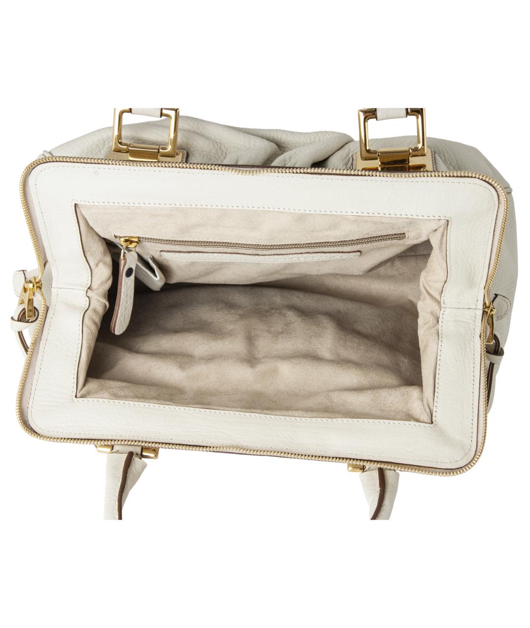 BARBARA BUI Бежевая кожаная сумка тоут, фото 5