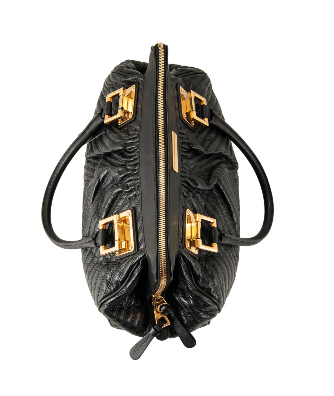 BARBARA BUI Черная кожаная сумка тоут, фото 3