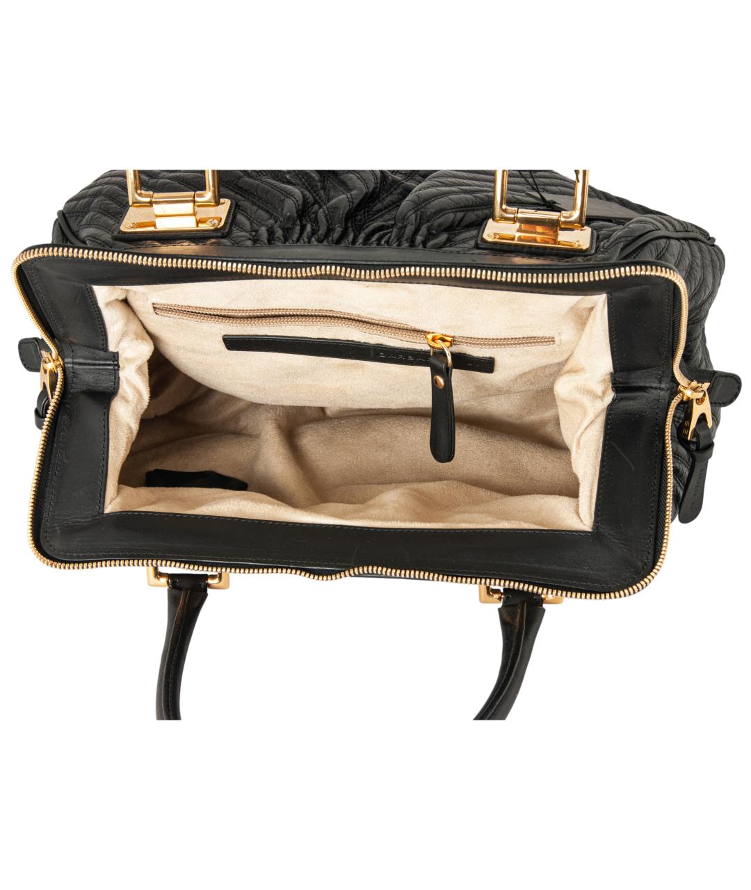 BARBARA BUI Черная кожаная сумка тоут, фото 5