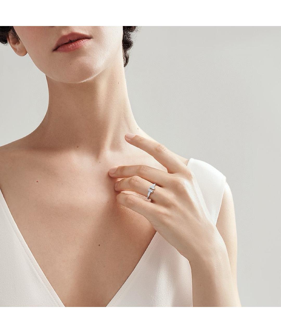 TIFFANY&CO Серебряное кольцо из белого золота, фото 7