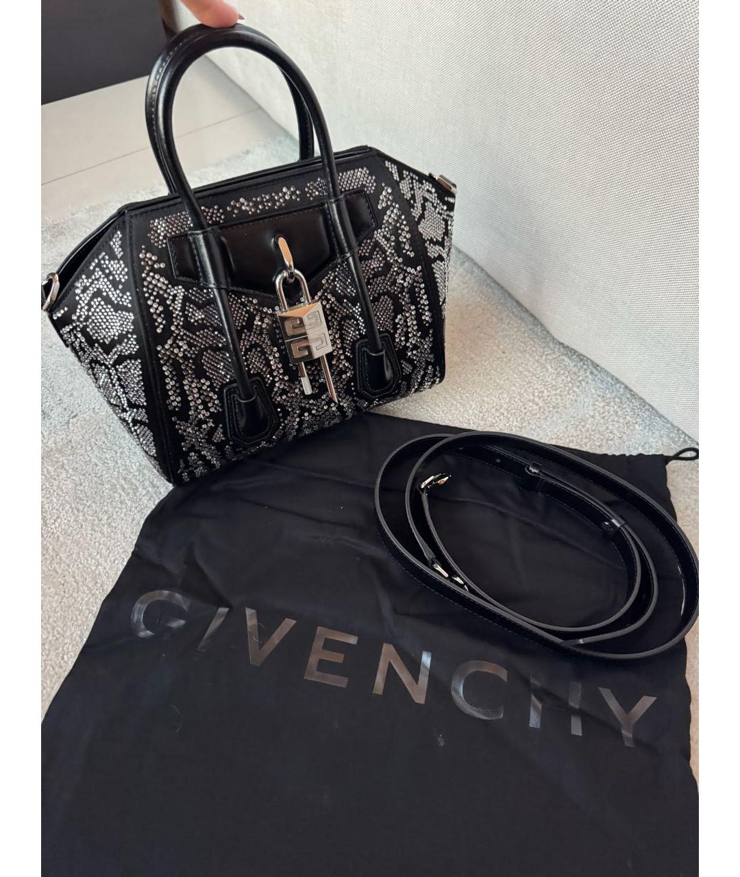GIVENCHY Черная сумка с короткими ручками, фото 2