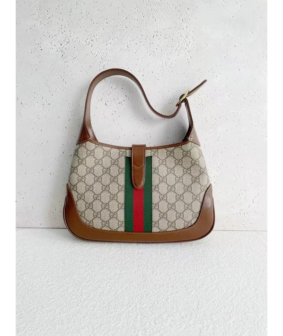 GUCCI Коричневая деним сумка через плечо, фото 2