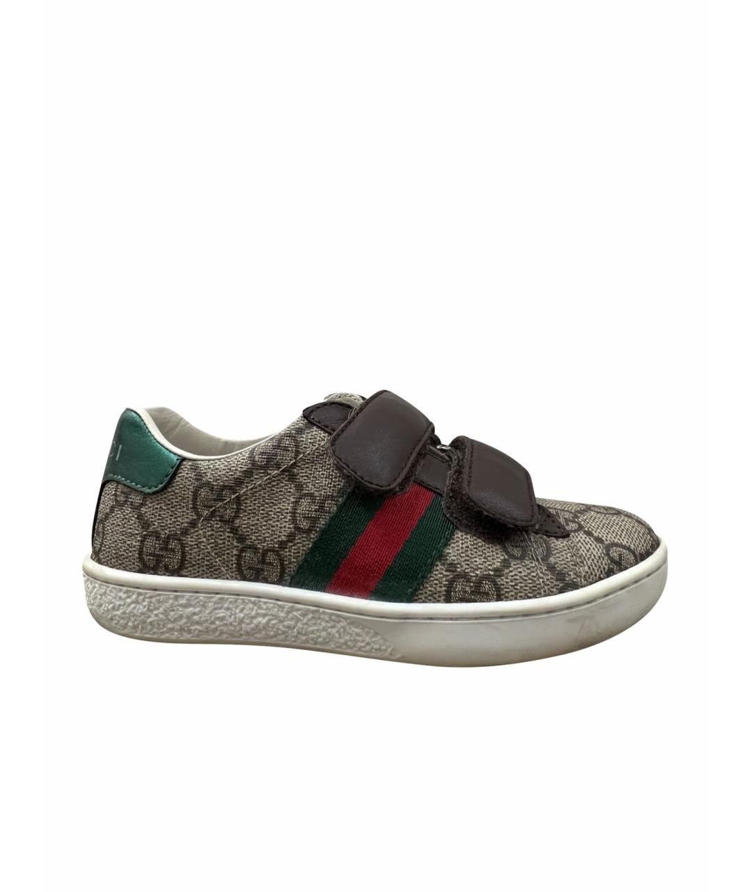 GUCCI Мульти кожаные кеды, фото 1