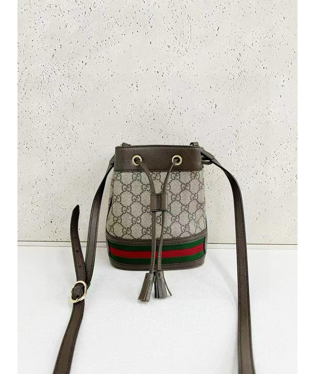 GUCCI Коричневая сумка через плечо, фото 2