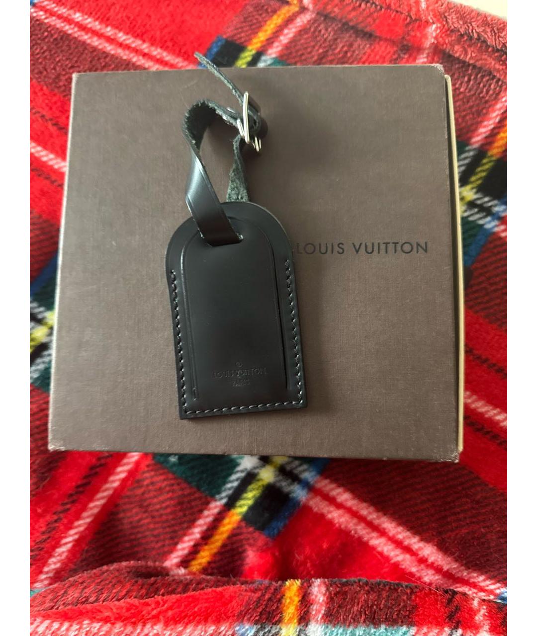 LOUIS VUITTON Черный брелок, фото 4