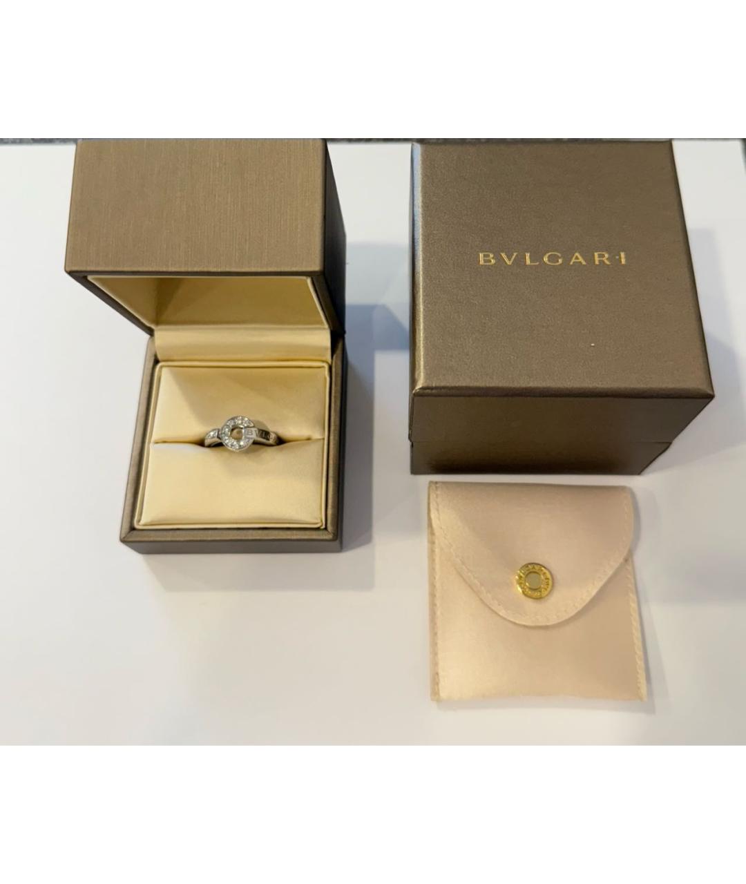 BVLGARI Серебряное кольцо из белого золота, фото 7