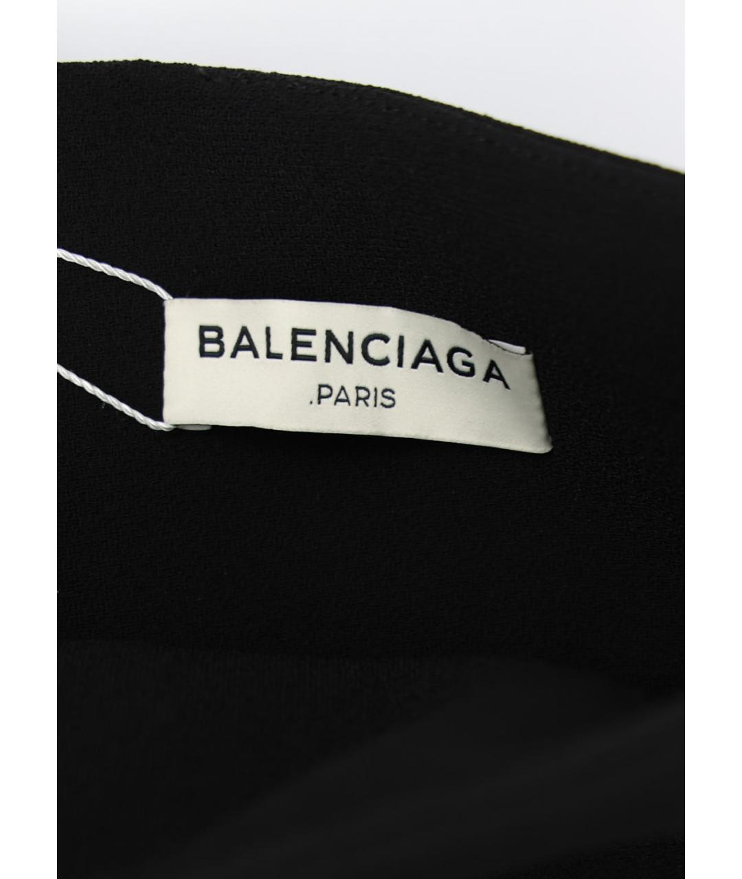 BALENCIAGA Черный шерстяной костюм с брюками, фото 3