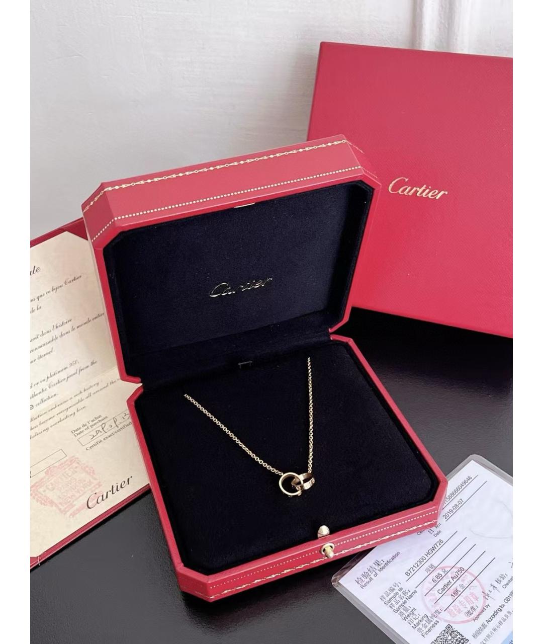 CARTIER Розовое колье из розового золота, фото 2