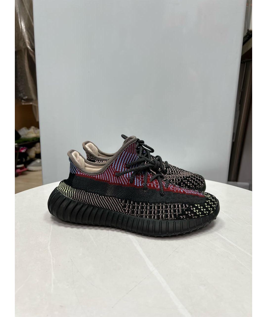 ADIDAS YEEZY Черные текстильные кроссовки, фото 7