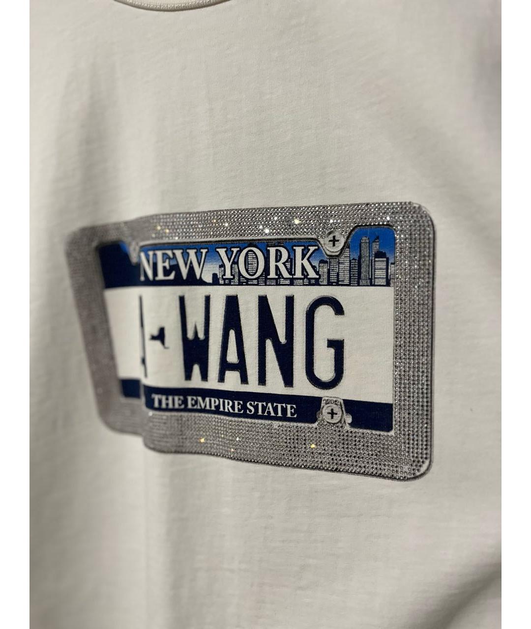 ALEXANDER WANG Белая хлопковая футболка, фото 2