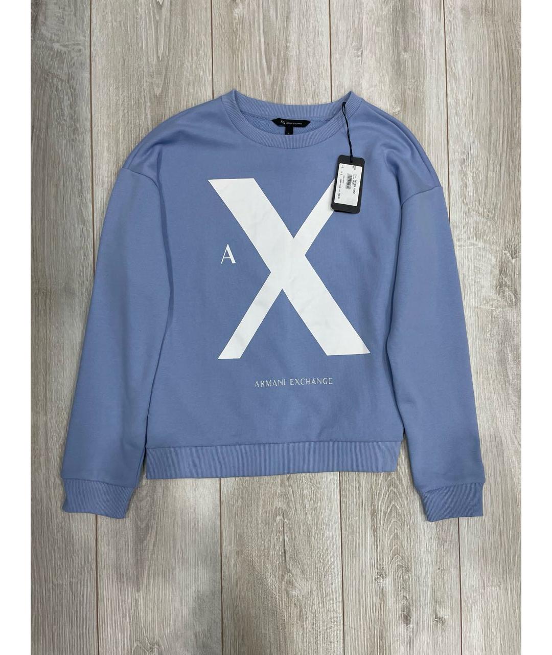 ARMANI EXCHANGE Голубой хлопковый спортивные костюмы, фото 8