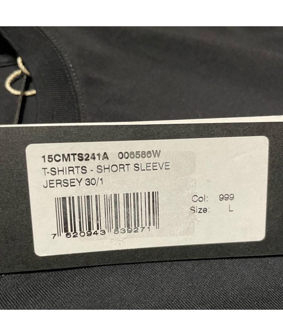 CP COMPANY Черная хлопковая футболка, фото 8