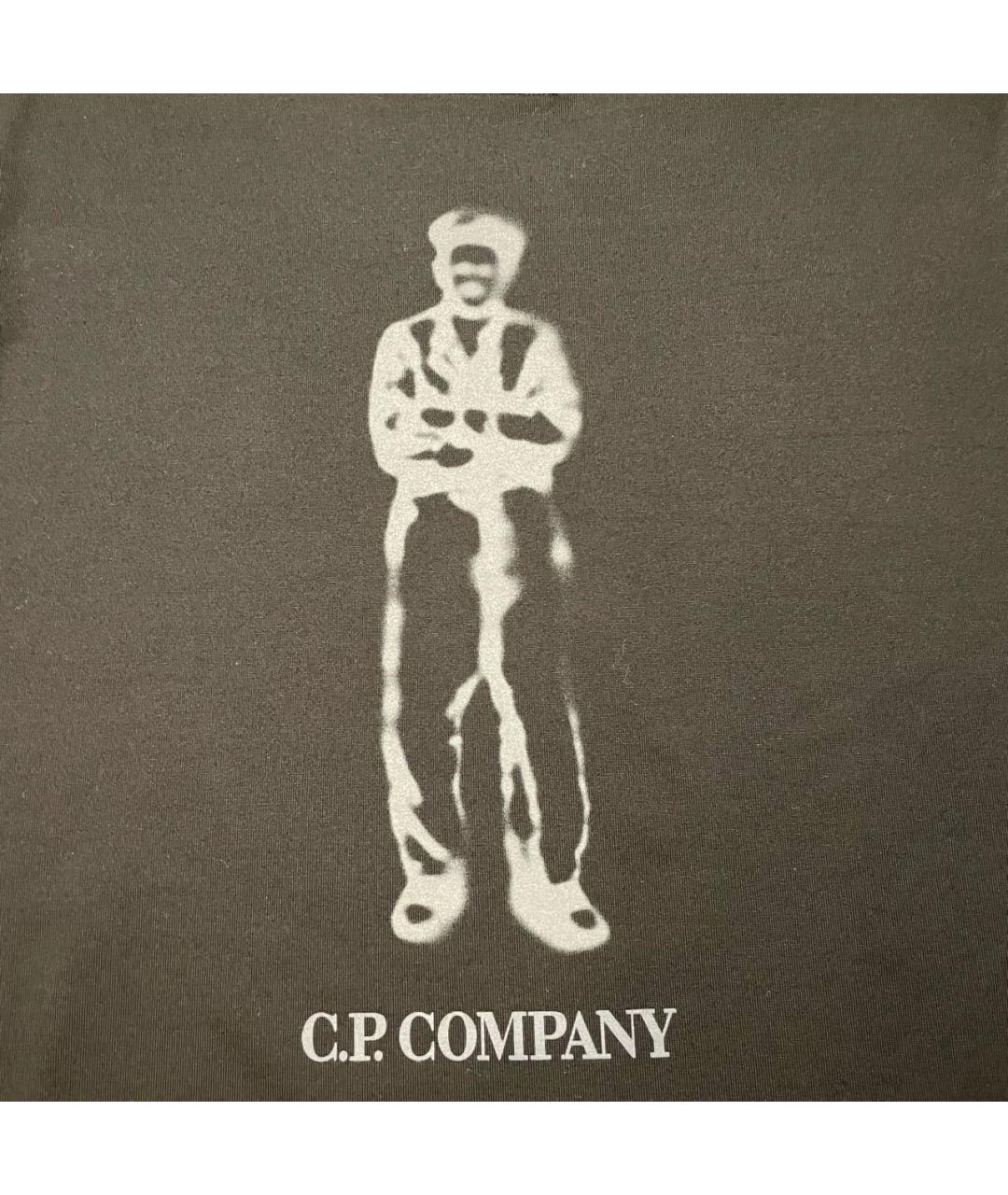 CP COMPANY Черная хлопковая футболка, фото 6