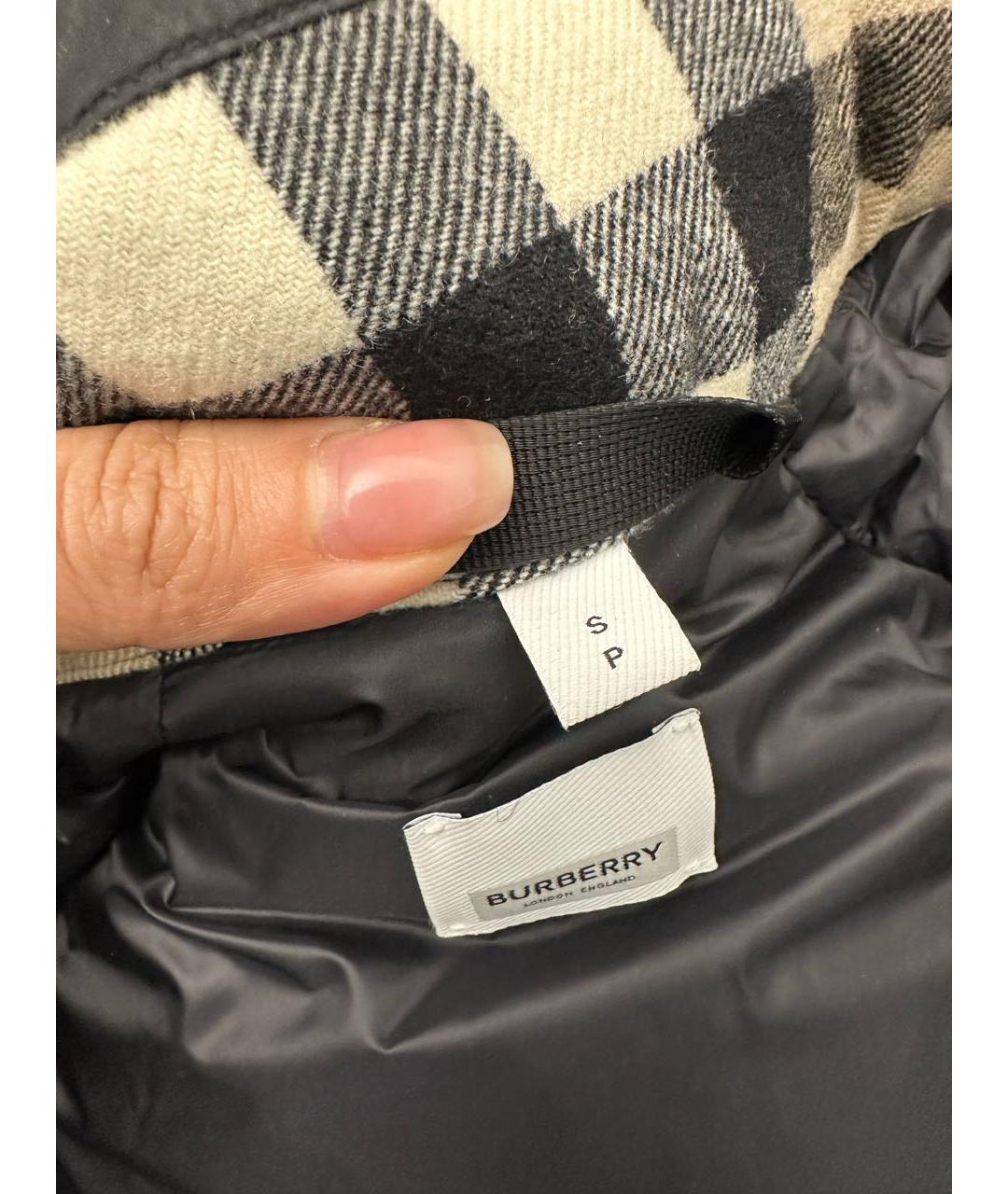 BURBERRY Черный пуховик, фото 4