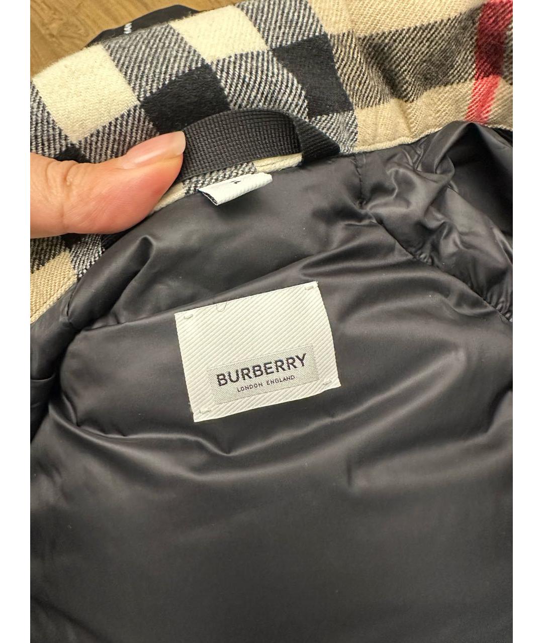 BURBERRY Черный пуховик, фото 3