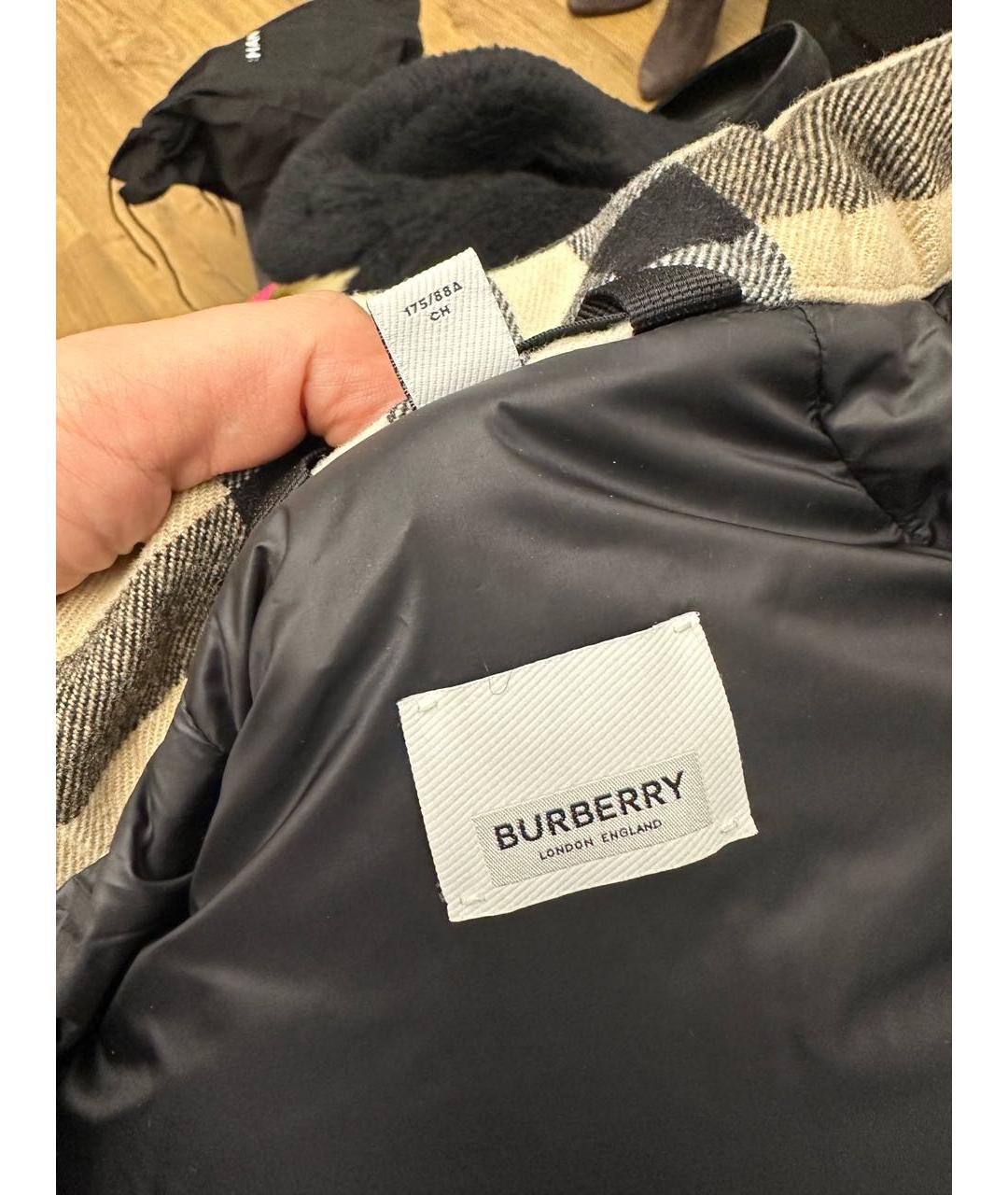 BURBERRY Черный пуховик, фото 5