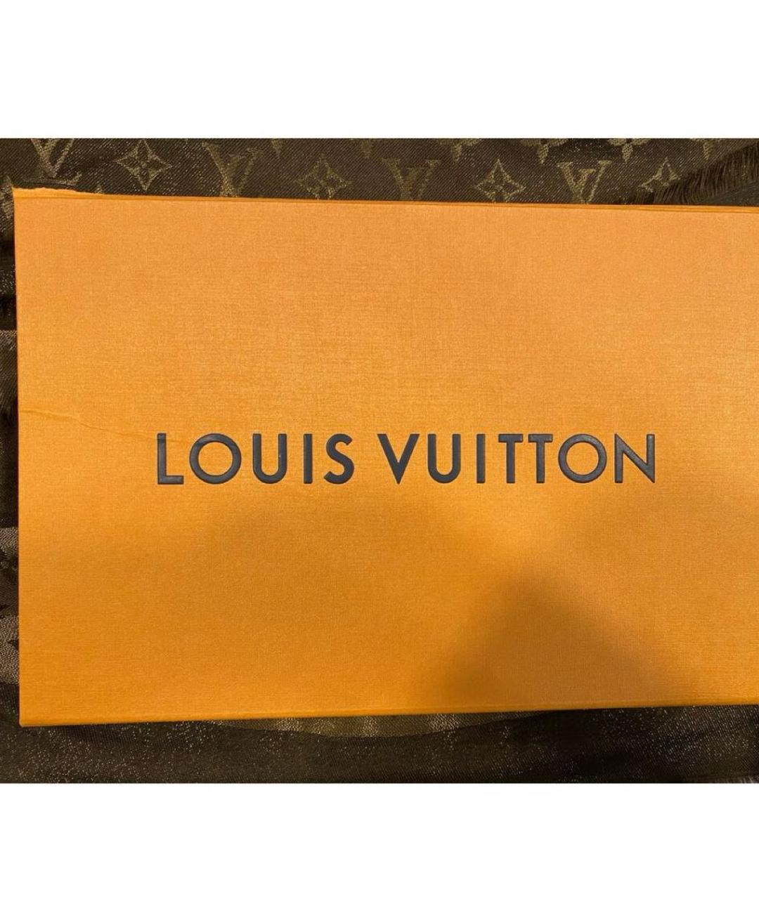 LOUIS VUITTON Шелковый шарф, фото 4