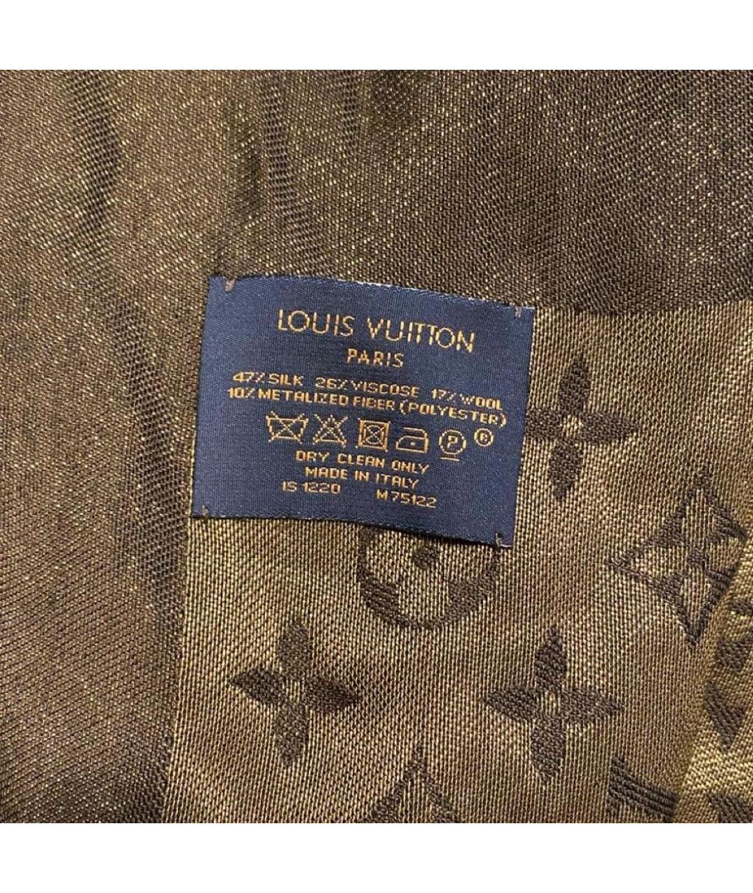 LOUIS VUITTON Шелковый шарф, фото 3