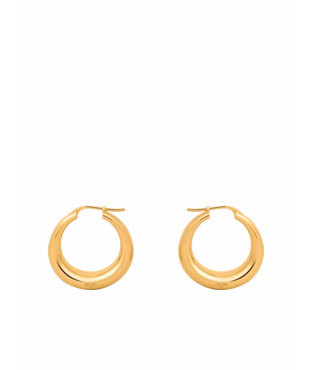 CELINE Золотые серьги, фото 1