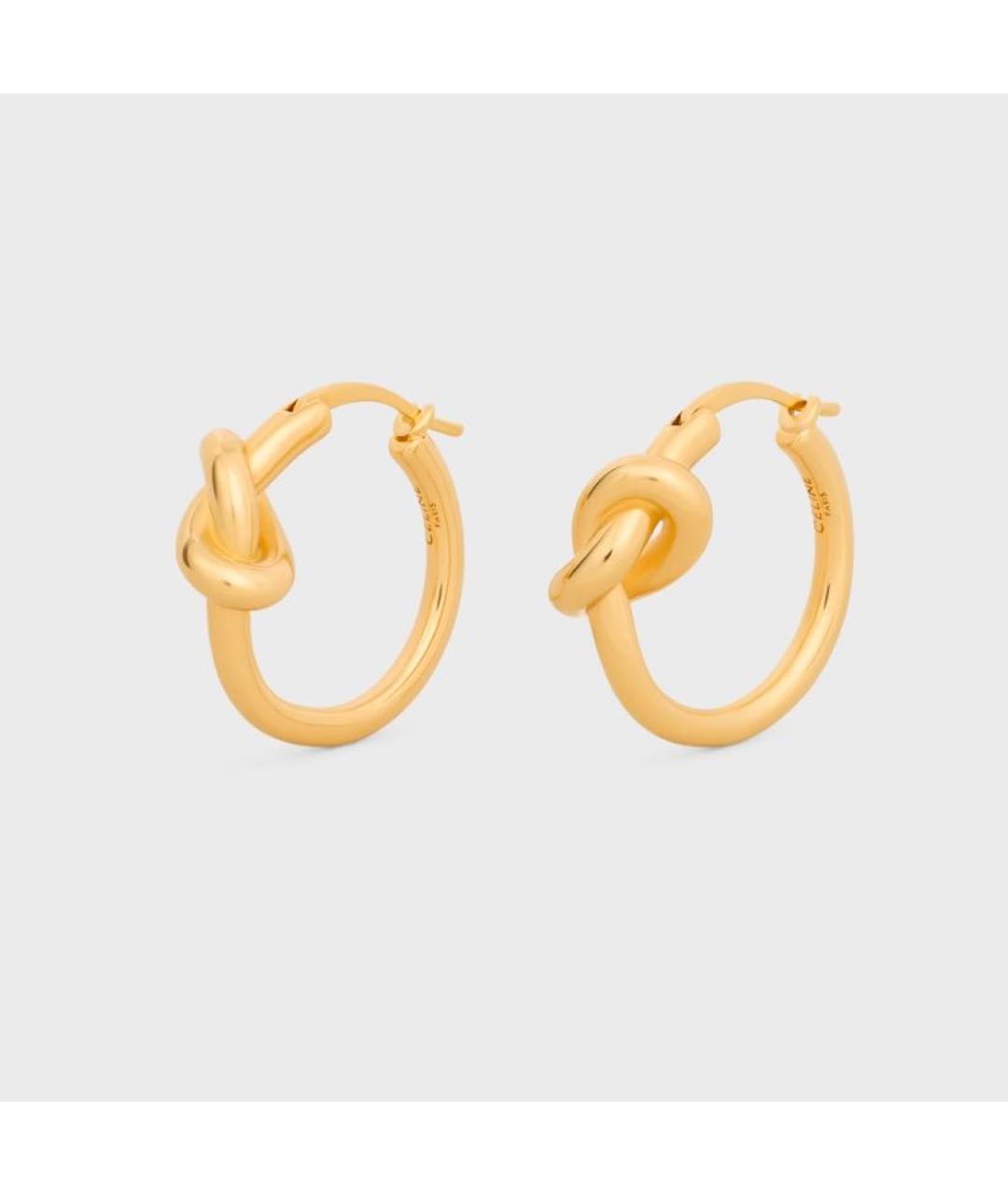 CELINE Золотые серьги, фото 4