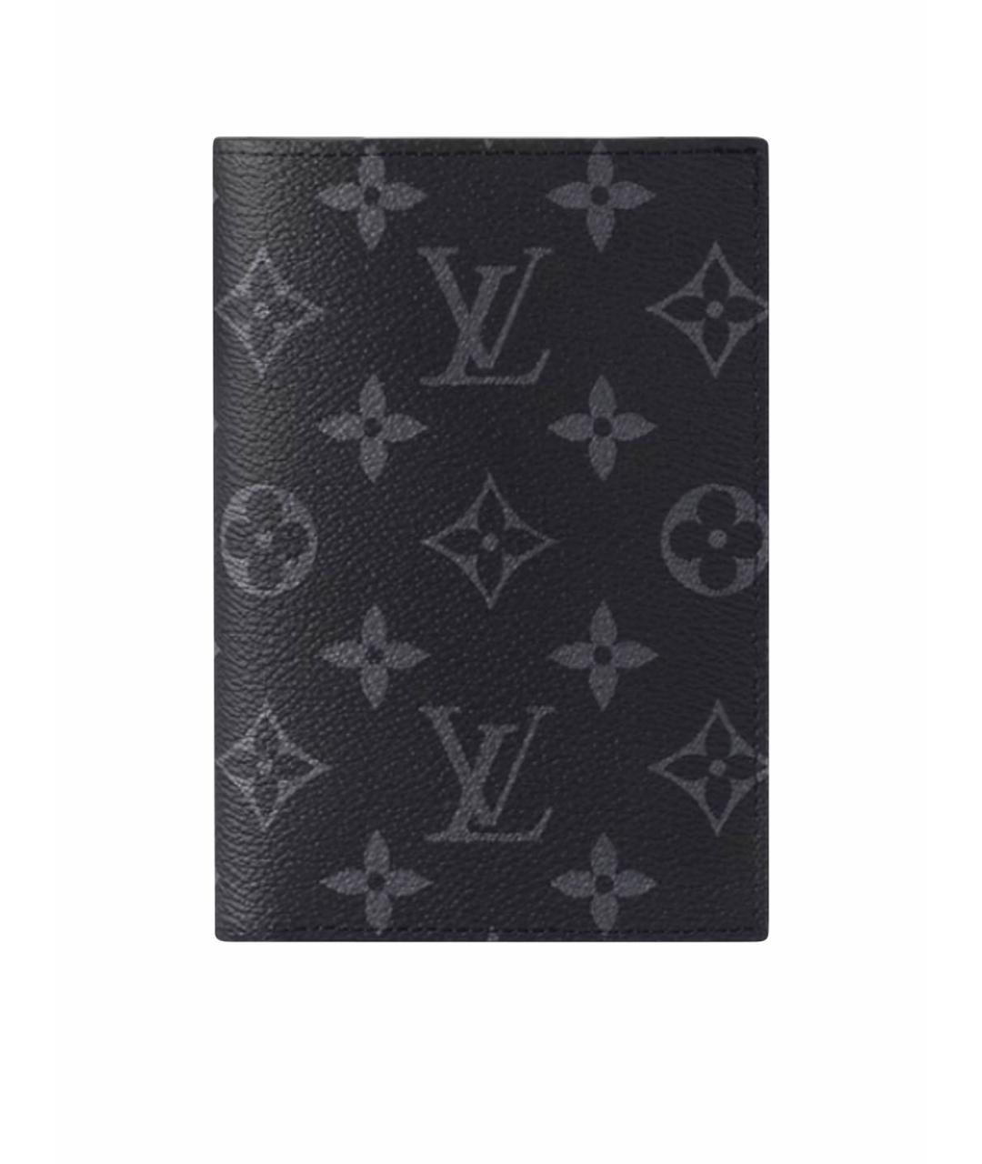 LOUIS VUITTON Черный кошелек, фото 1