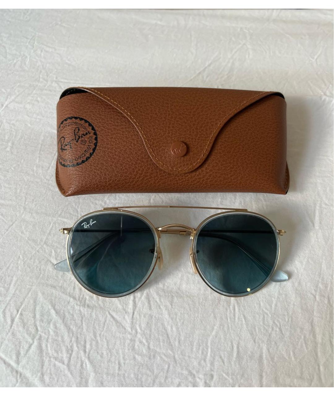 RAY BAN Голубые солнцезащитные очки, фото 5