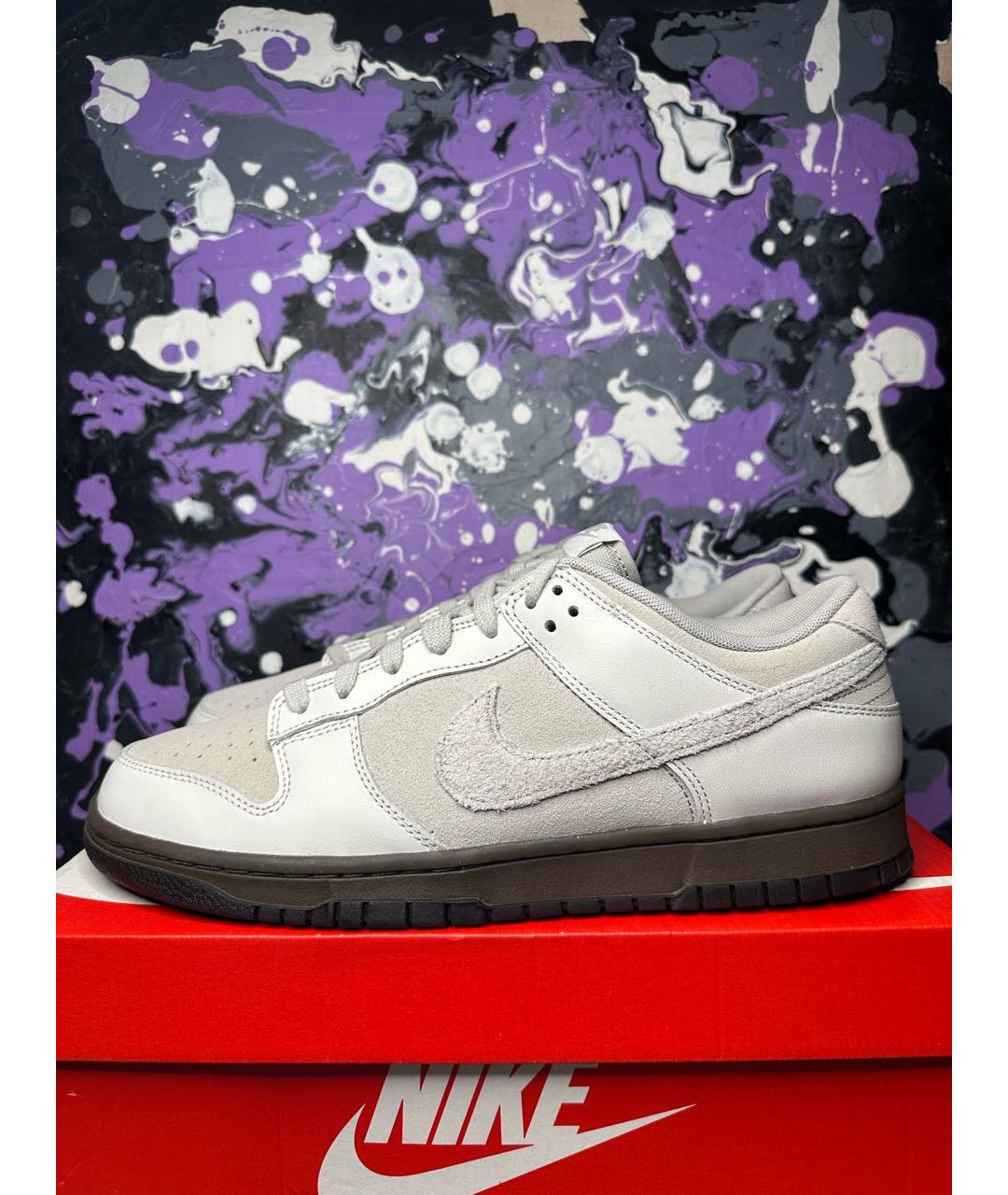 NIKE Серые низкие кроссовки / кеды, фото 2