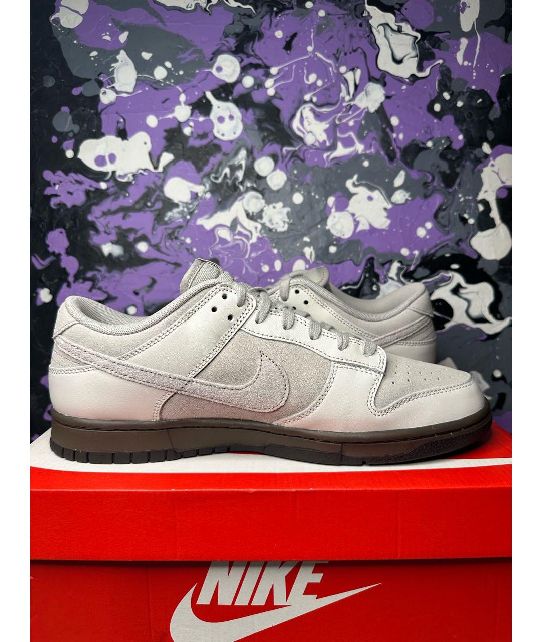 NIKE Серые низкие кроссовки / кеды, фото 3