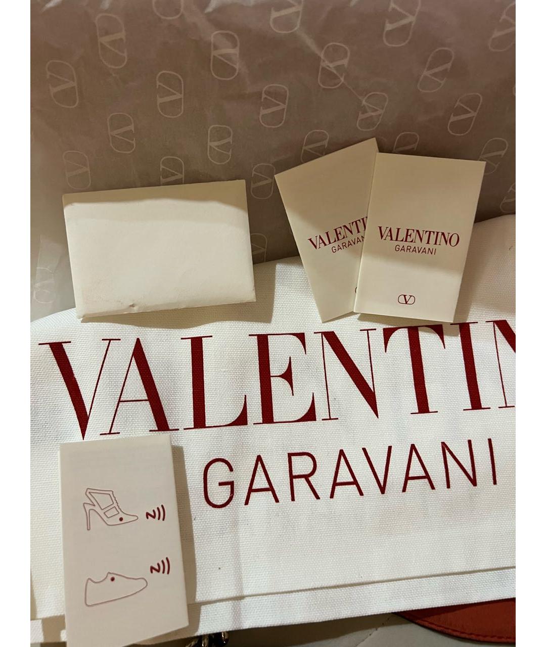 VALENTINO Черные кожаные ботинки, фото 5