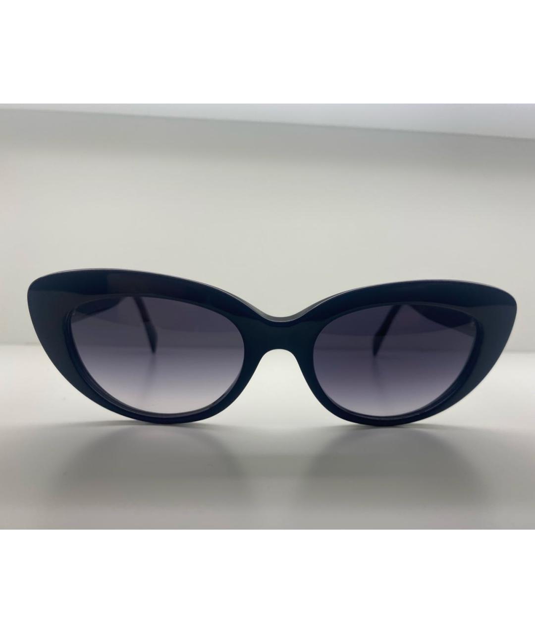 ANDY WOLF EYEWEAR Черные пластиковые солнцезащитные очки, фото 6